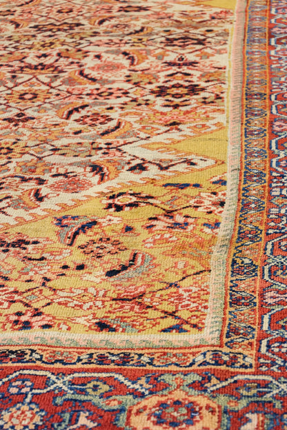 Antique Sultanabad Handwoven Traditional Rug, 83207