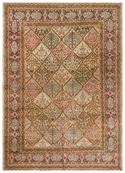 Antique Tabriz Handwoven Traditional Rug
