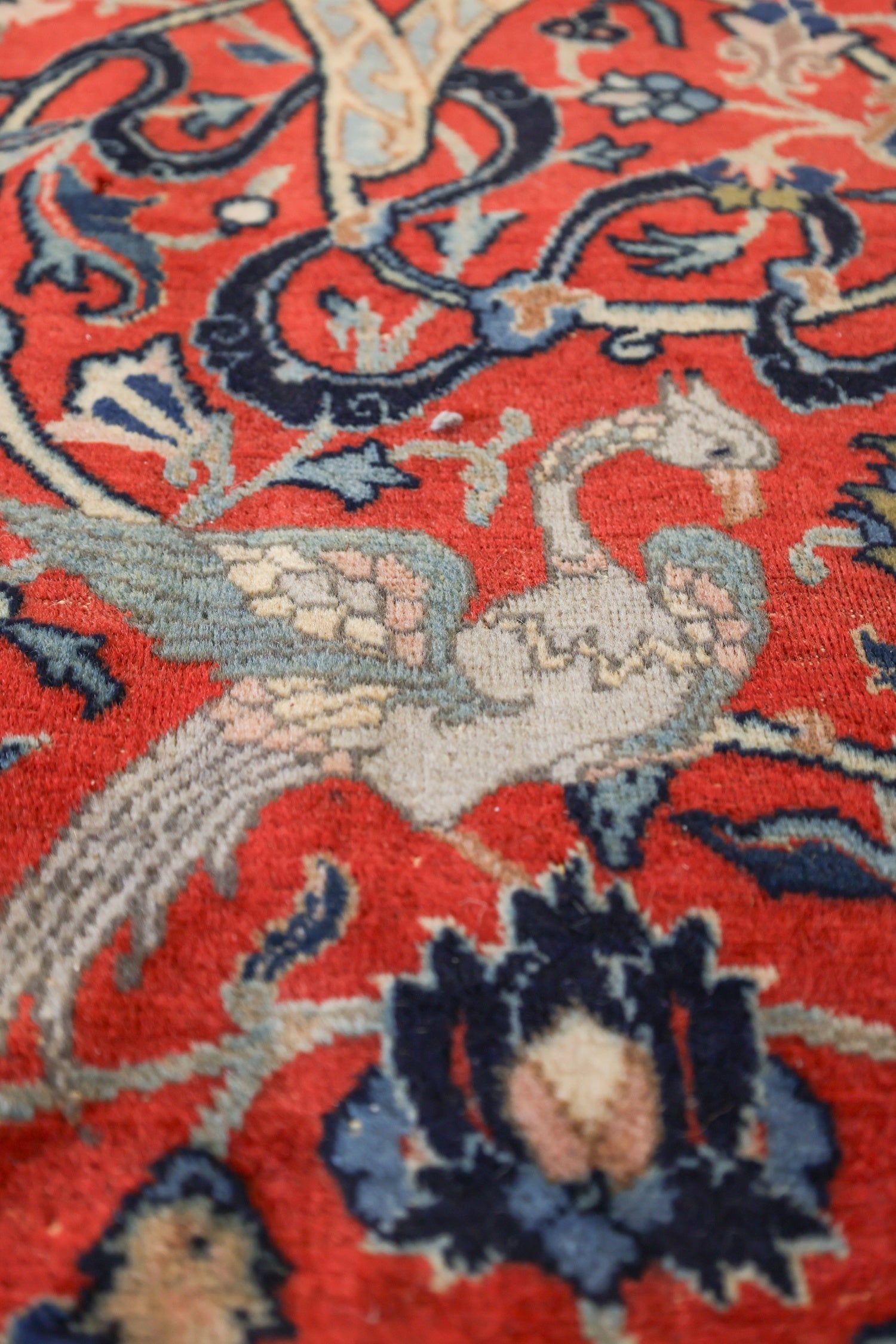 Antique Tabriz Handwoven Traditional Rug, J67488