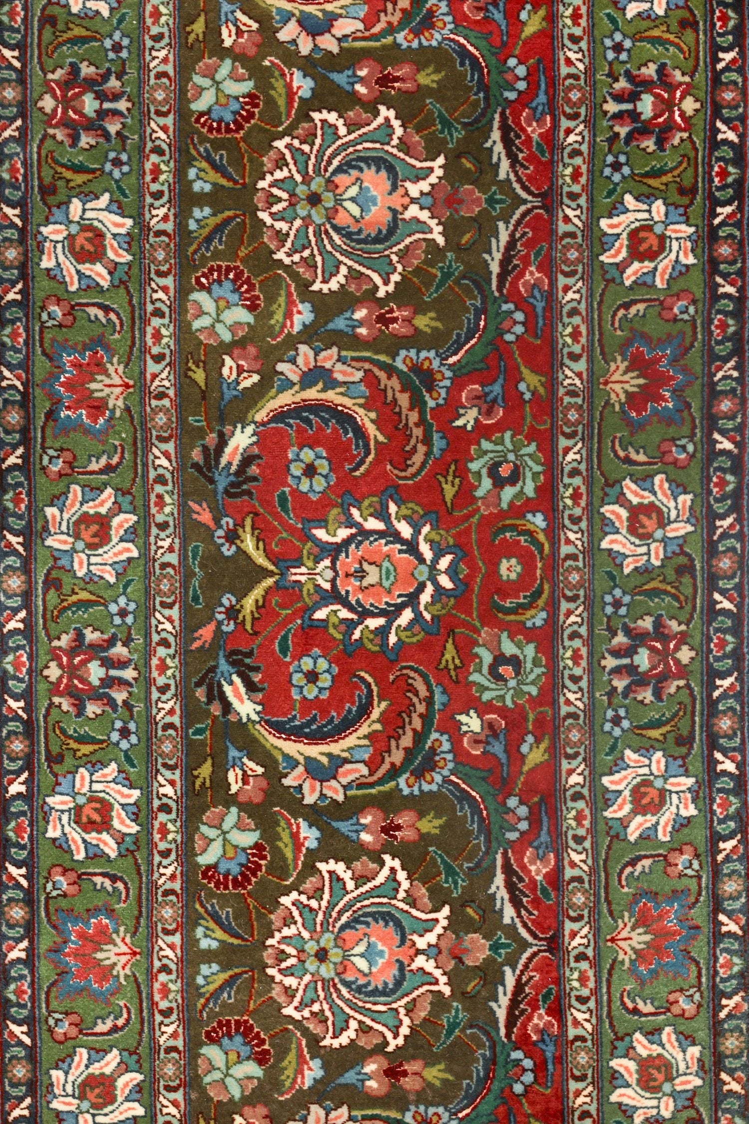 Vintage Tabriz Handwoven Traditional Rug, J72429