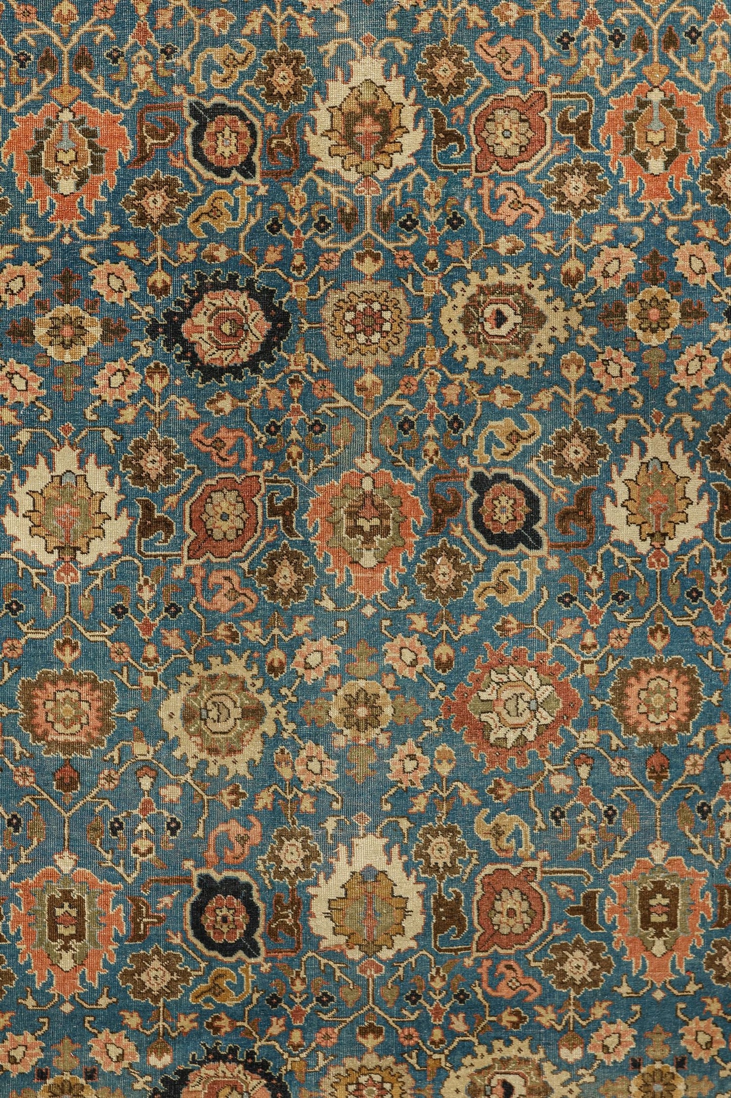 Vintage Tabriz Handwoven Traditional Rug, J73047