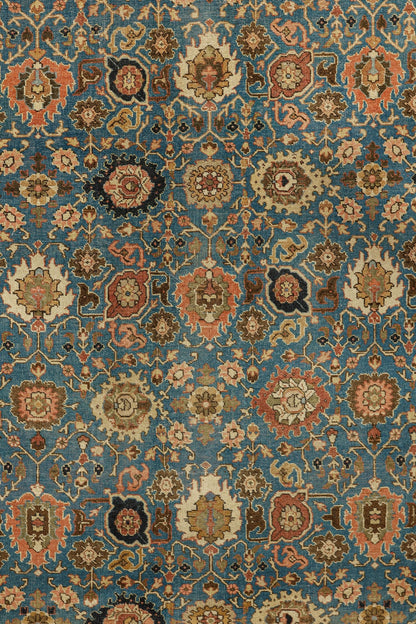 Vintage Tabriz Handwoven Traditional Rug, J73047