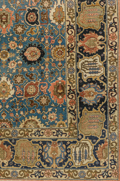Vintage Tabriz Handwoven Traditional Rug, J73047