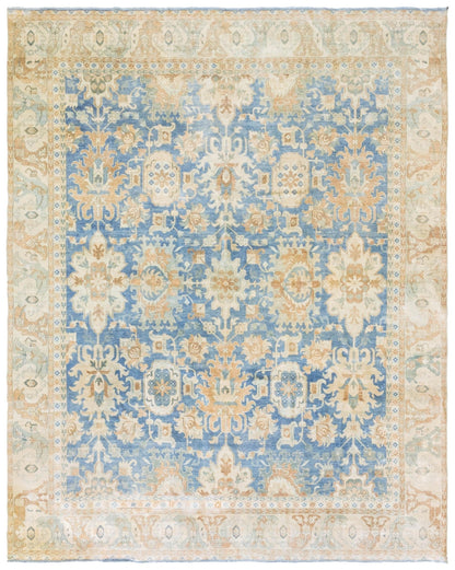 Vintage Tabriz Handwoven Traditional Rug
