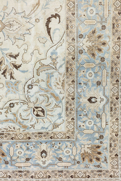 Vintage Tabriz Handwoven Traditional Rug, J79395