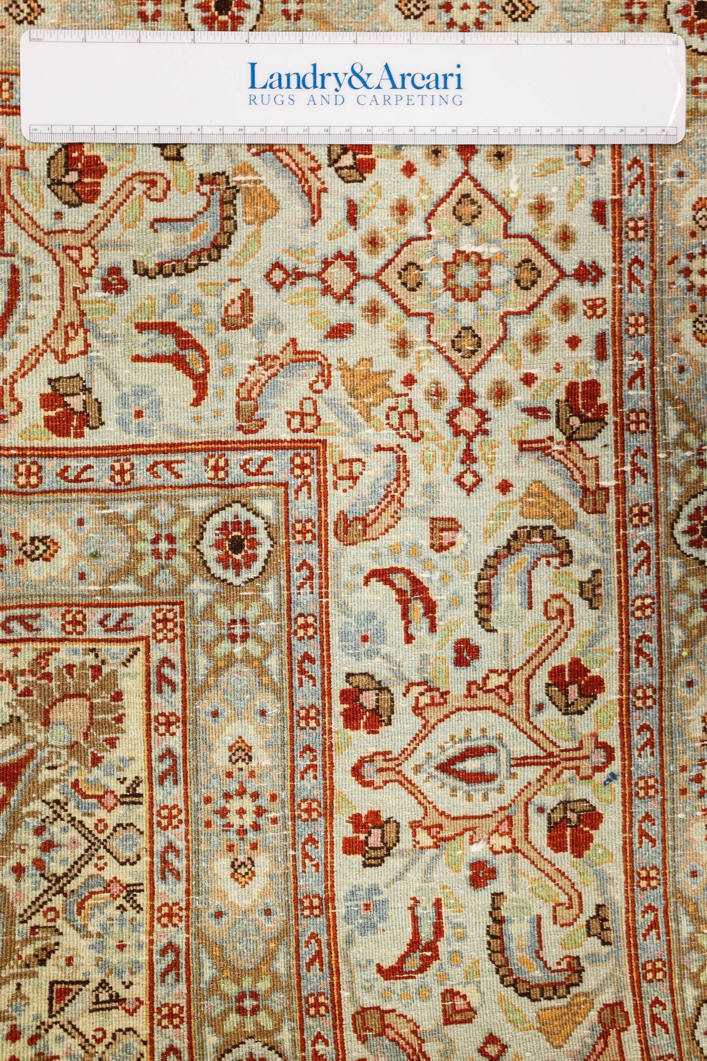 Vintage Tabriz Handwoven Traditional Rug, J79411