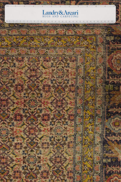 Antique Tabriz Handwoven Traditional Rug, J80941