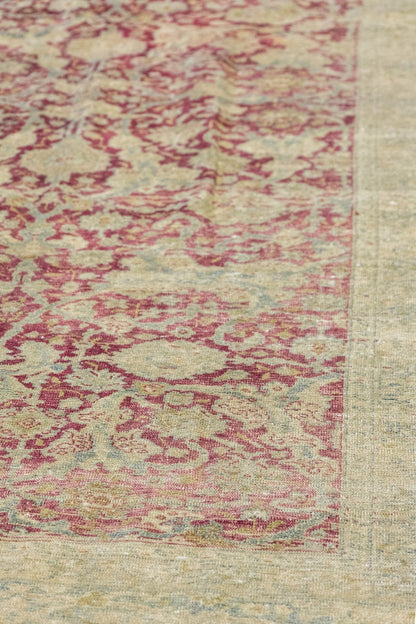 Vintage Tabriz Handwoven Traditional Rug, J87217