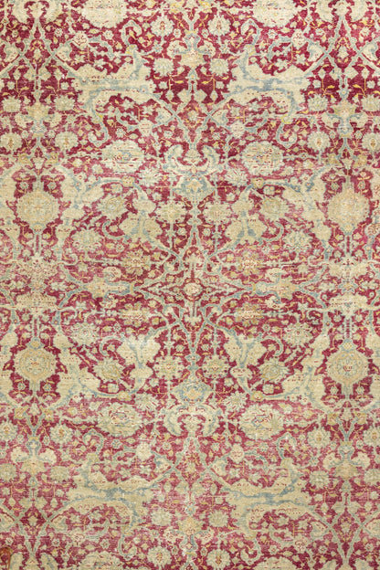 Vintage Tabriz Handwoven Traditional Rug, J87217