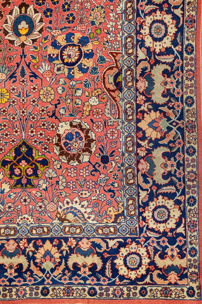 Antique Tabriz Handwoven Traditional Rug, J87294