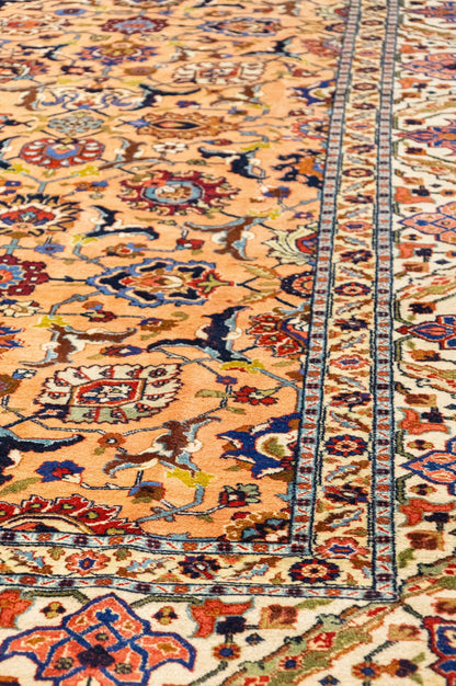 Antique Tabriz Handwoven Traditional Rug, J87296