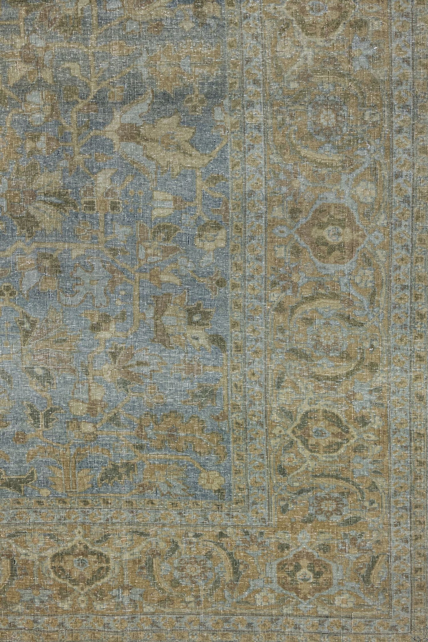Vintage Tabriz Handwoven Traditional Rug, J88607