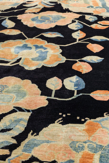 Tibetan Handwoven Traditional Rug, J80596