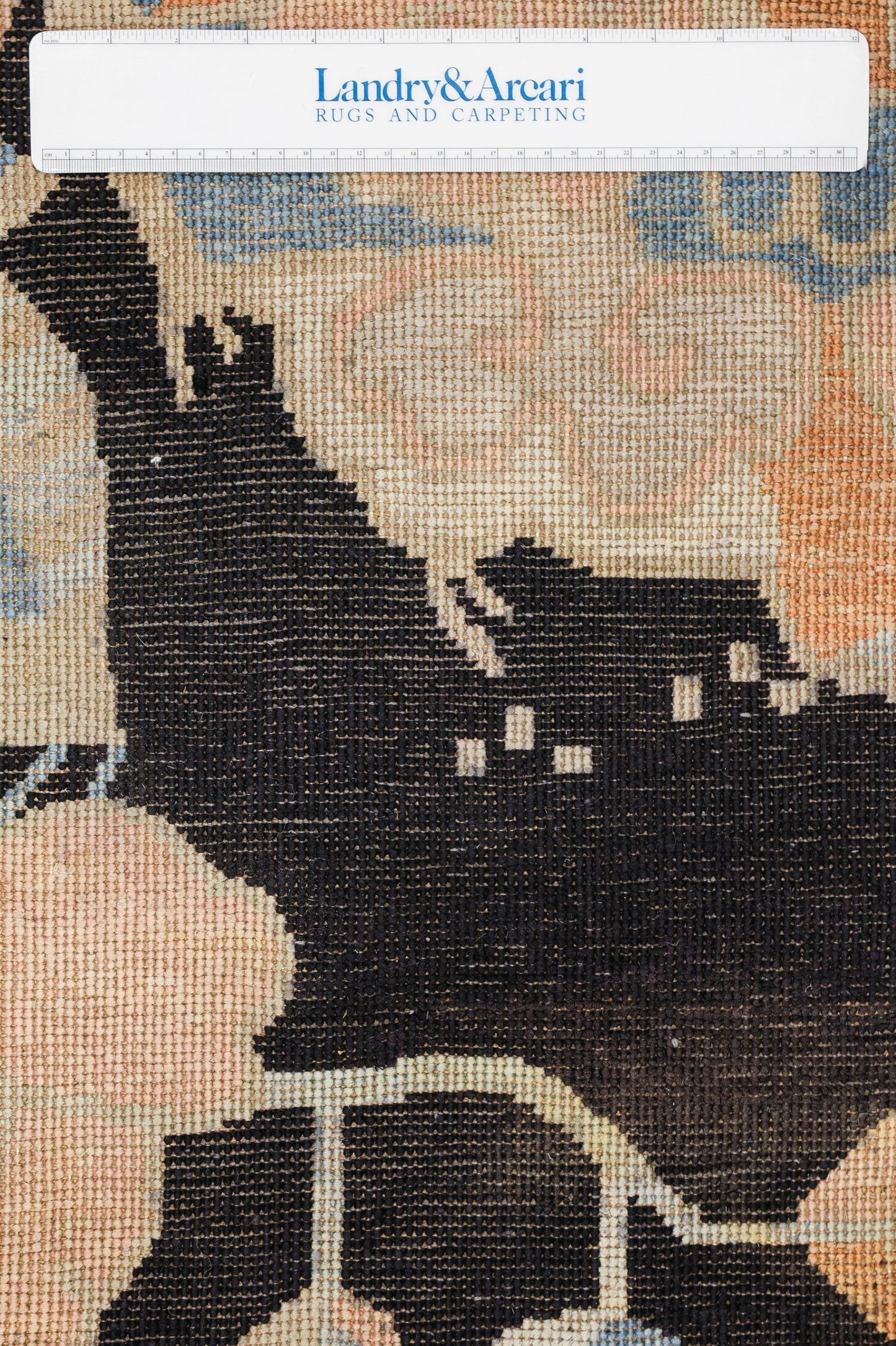 Tibetan Handwoven Traditional Rug, J80596