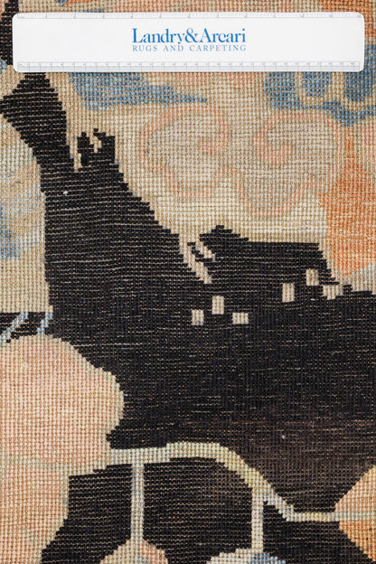 Tibetan Handwoven Traditional Rug, J80596