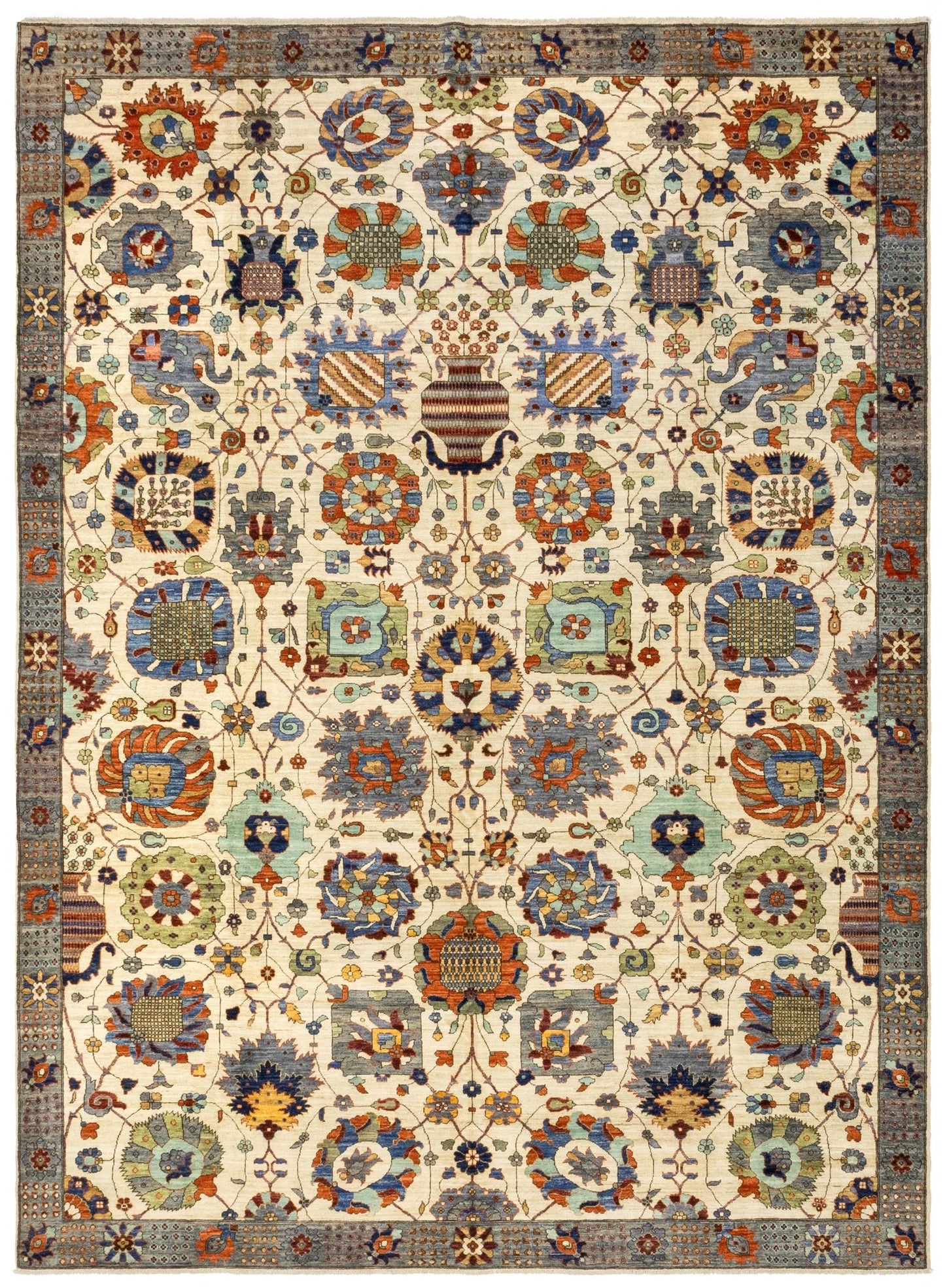 Vase Handwoven Traditional Rug