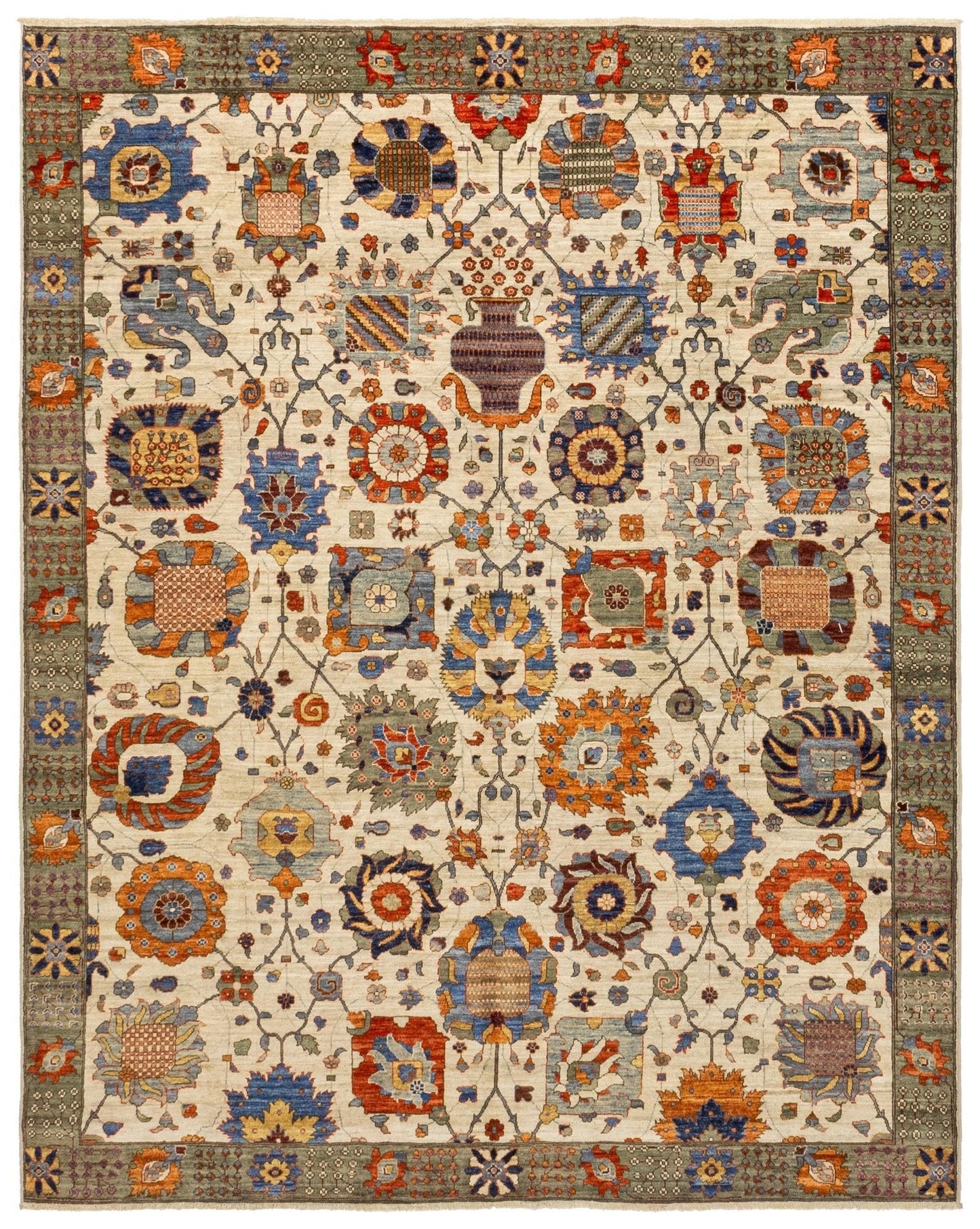 Vase Handwoven Traditional Rug