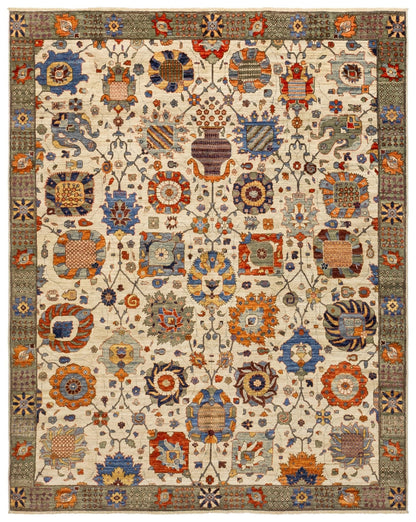 Vase Handwoven Traditional Rug
