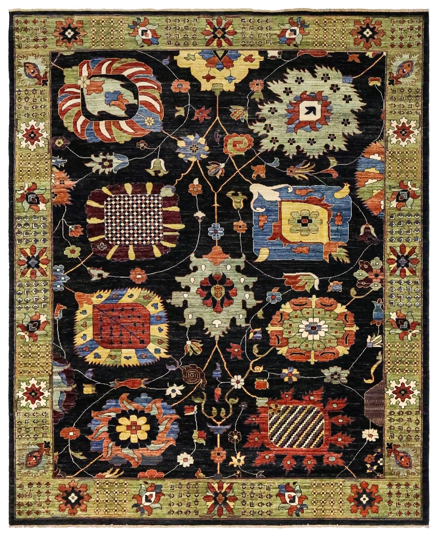 Vase Handwoven Traditional Rug