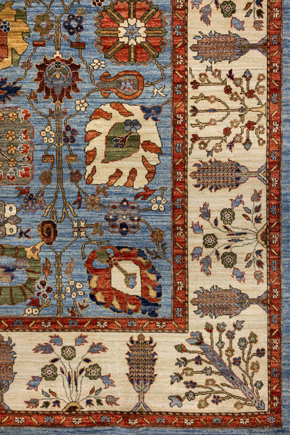 Vase Tabriz Handwoven Traditional Rug, J86010