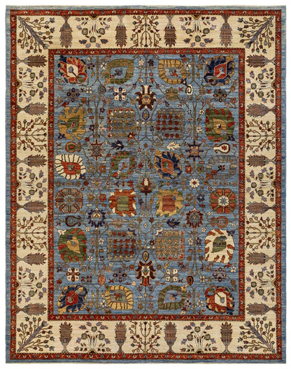 Vase Tabriz Handwoven Traditional Rug