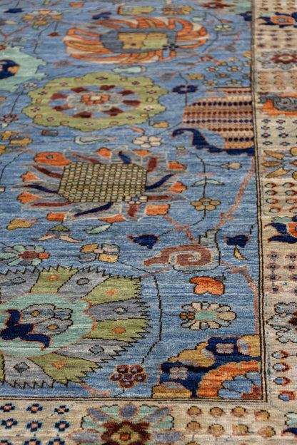Vase Tabriz Handwoven Traditional Rug, J86085