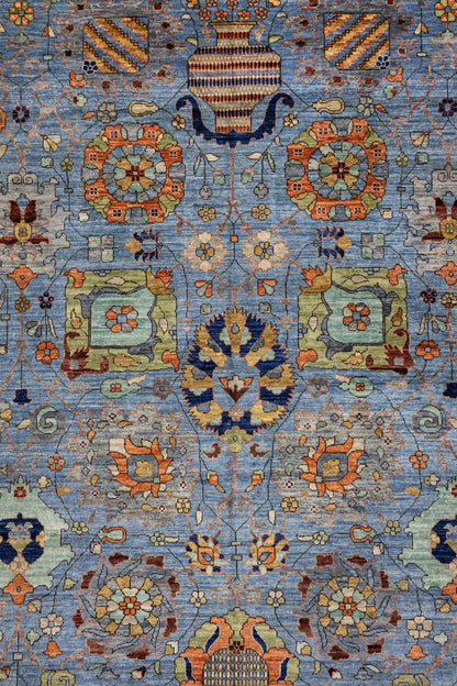 Vase Tabriz Handwoven Traditional Rug, J86085