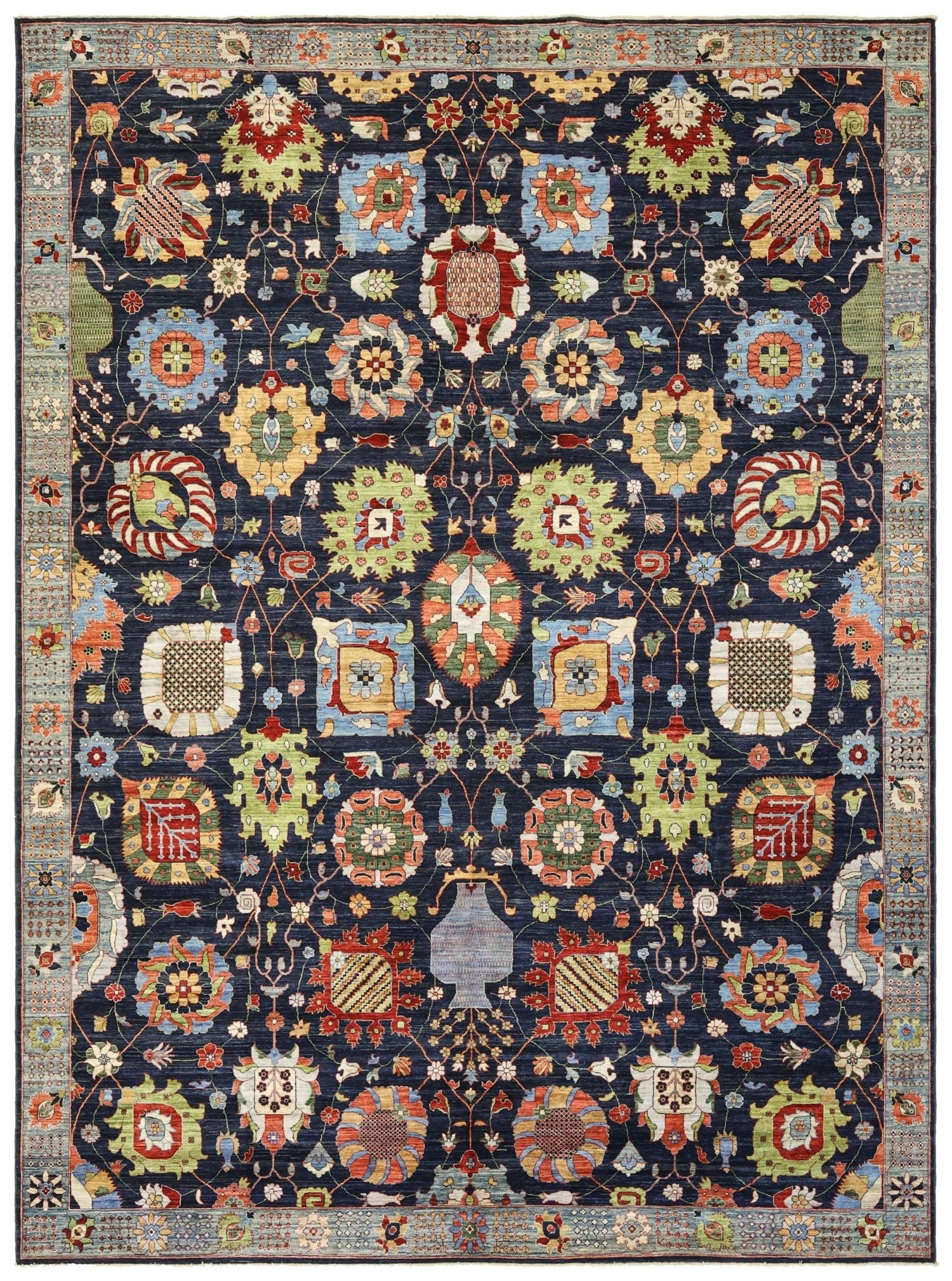 Vase Tabriz Handwoven Traditional Rug | Landry & Arcari
