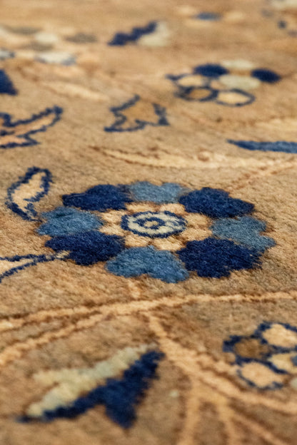 Antique Yezd Handwoven Traditional Rug, J86126