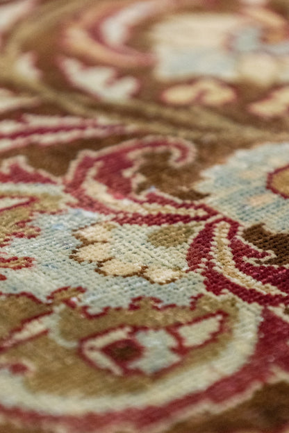 Vintage Yezd Handwoven Traditional Rug, J89120