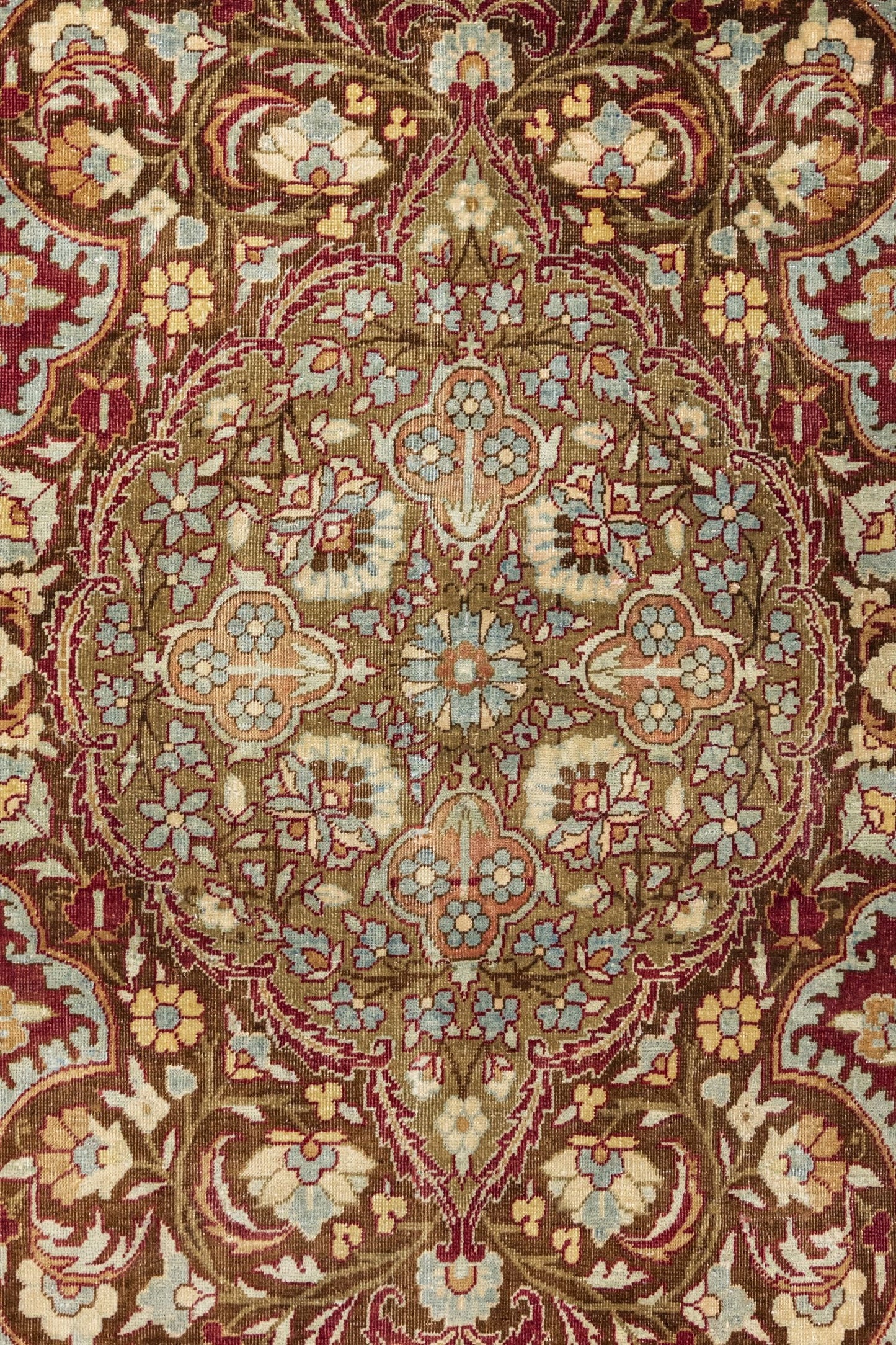 Vintage Yezd Handwoven Traditional Rug, J89120