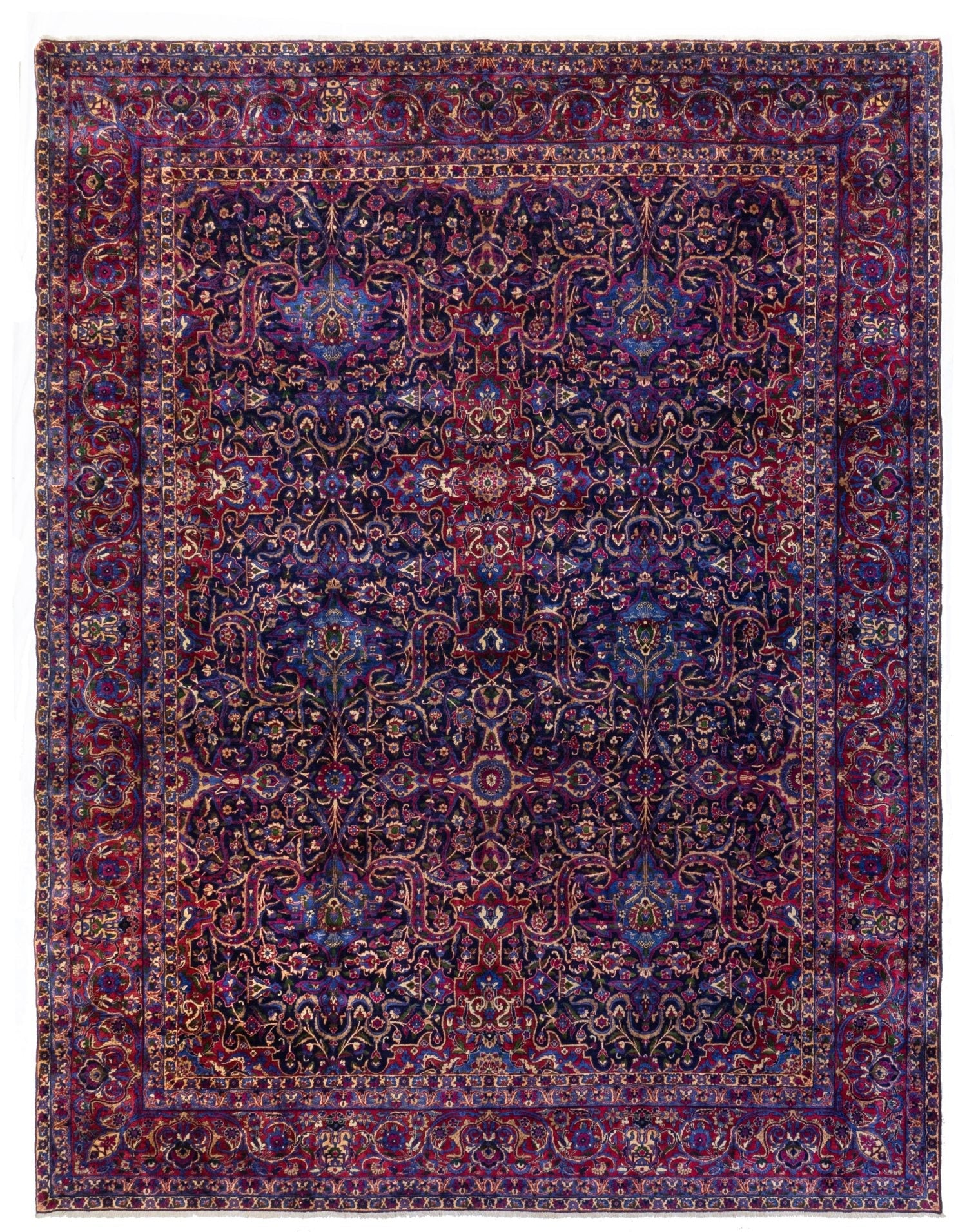 Antique Yezd Kerman Handwoven Traditional Rug | Landry & Arcari ...