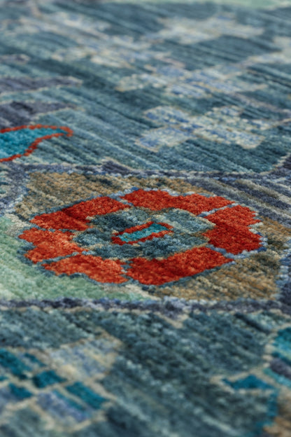 Arabesque Handwoven Transitional Rug, J81104