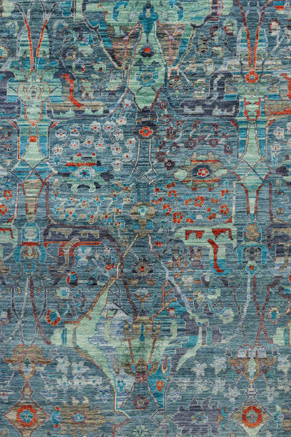 Arabesque Handwoven Transitional Rug, J81104