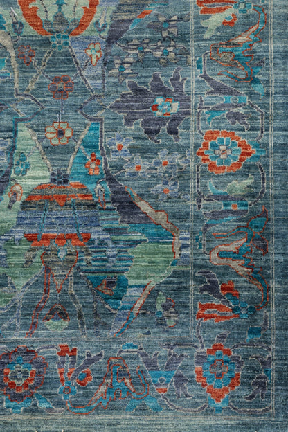 Arabesque Handwoven Transitional Rug, J81104
