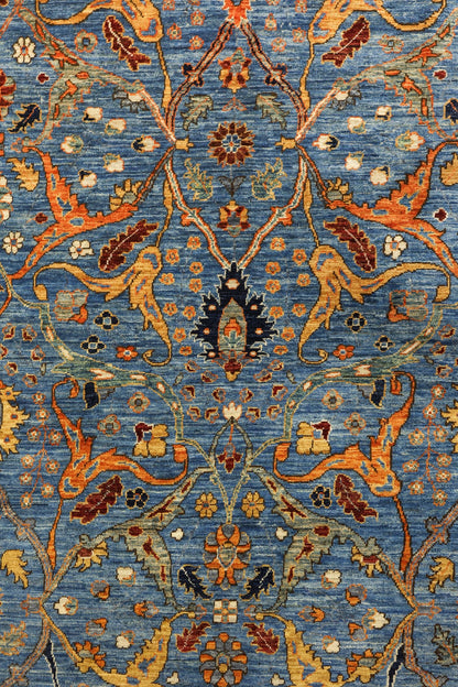 Arabesque Tabriz Handwoven Transitional Rug, J81047