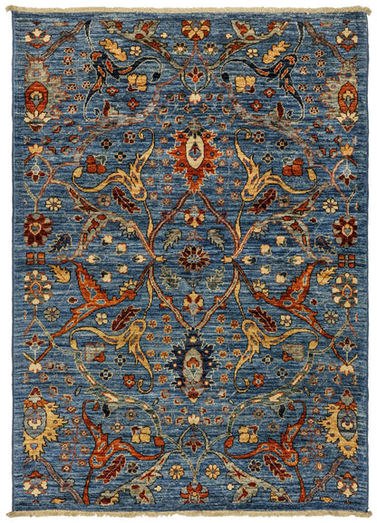 Arabesque Tabriz Handwoven Transitional Rug