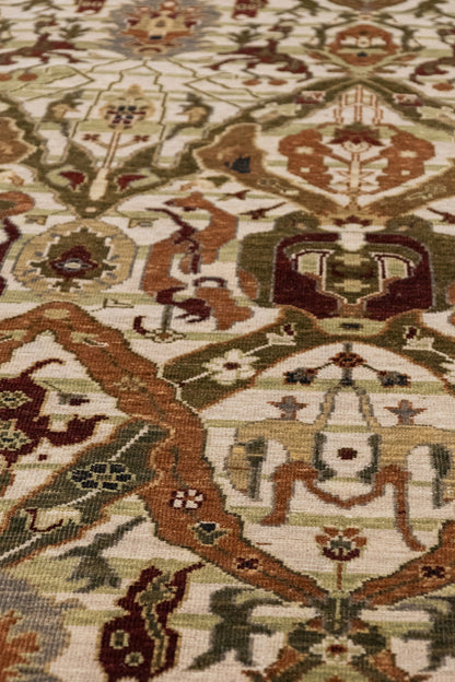 Armenian Dragon Handwoven Transitional Rug, J89836