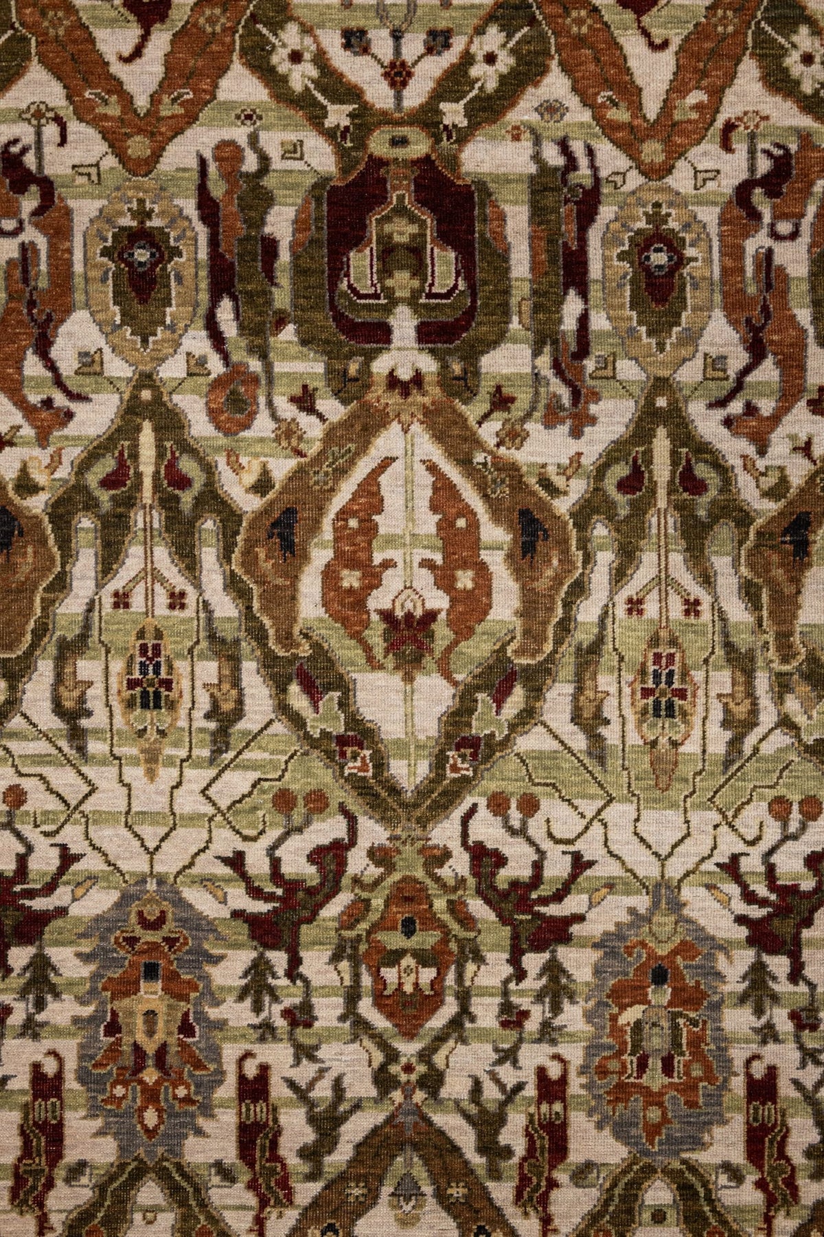 Armenian Dragon Handwoven Transitional Rug, J89836