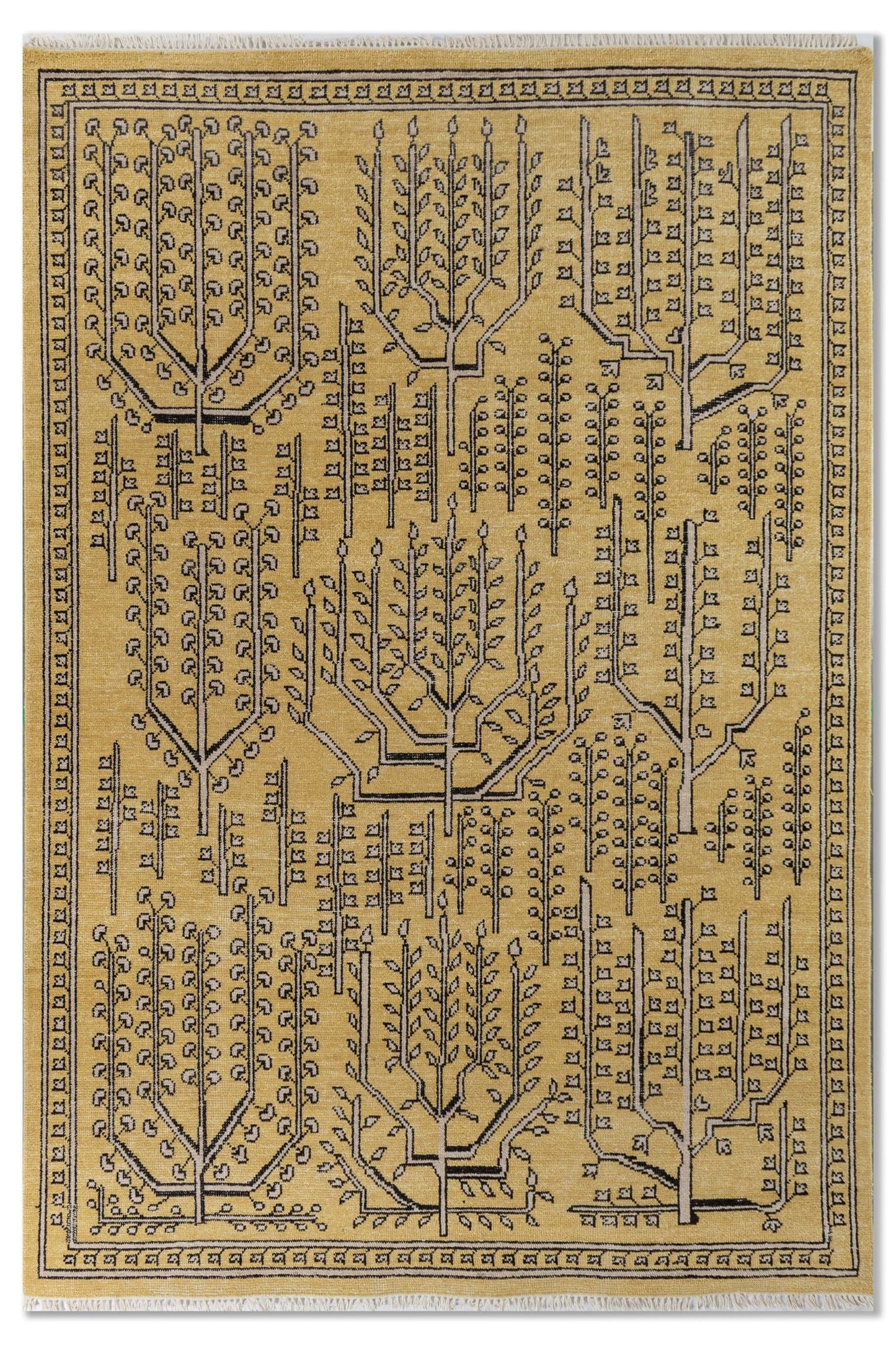  Bakshaish Tree Handwoven Transitional Rug