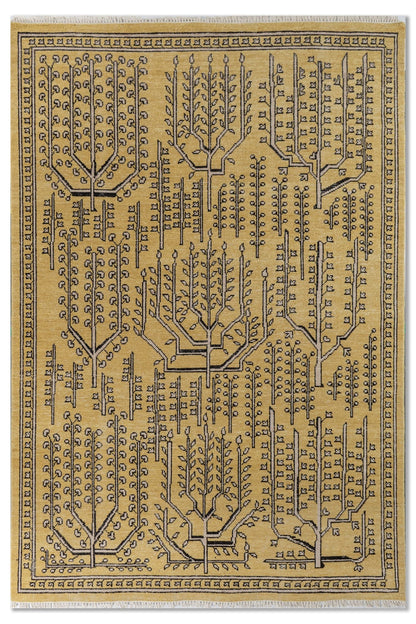  Bakshaish Tree Handwoven Transitional Rug