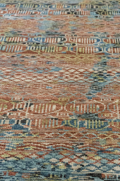 Chainwave Handwoven Transitional Rug, J88131