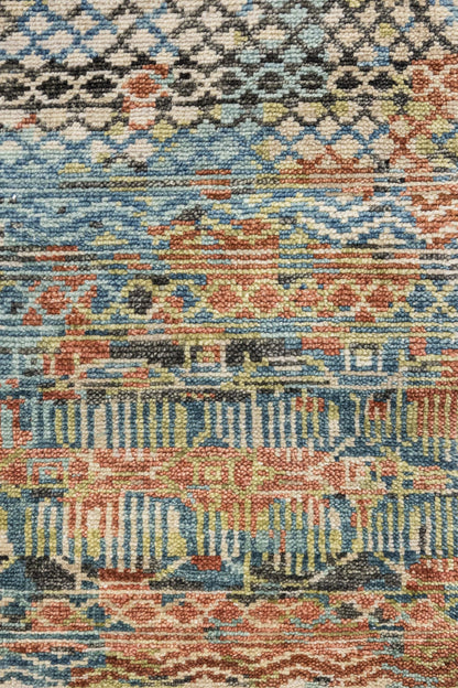 Chainwave Handwoven Transitional Rug, J88131