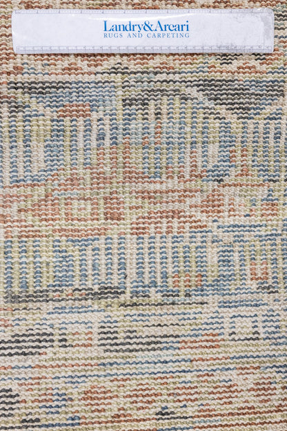 Chainwave Handwoven Transitional Rug, J88131