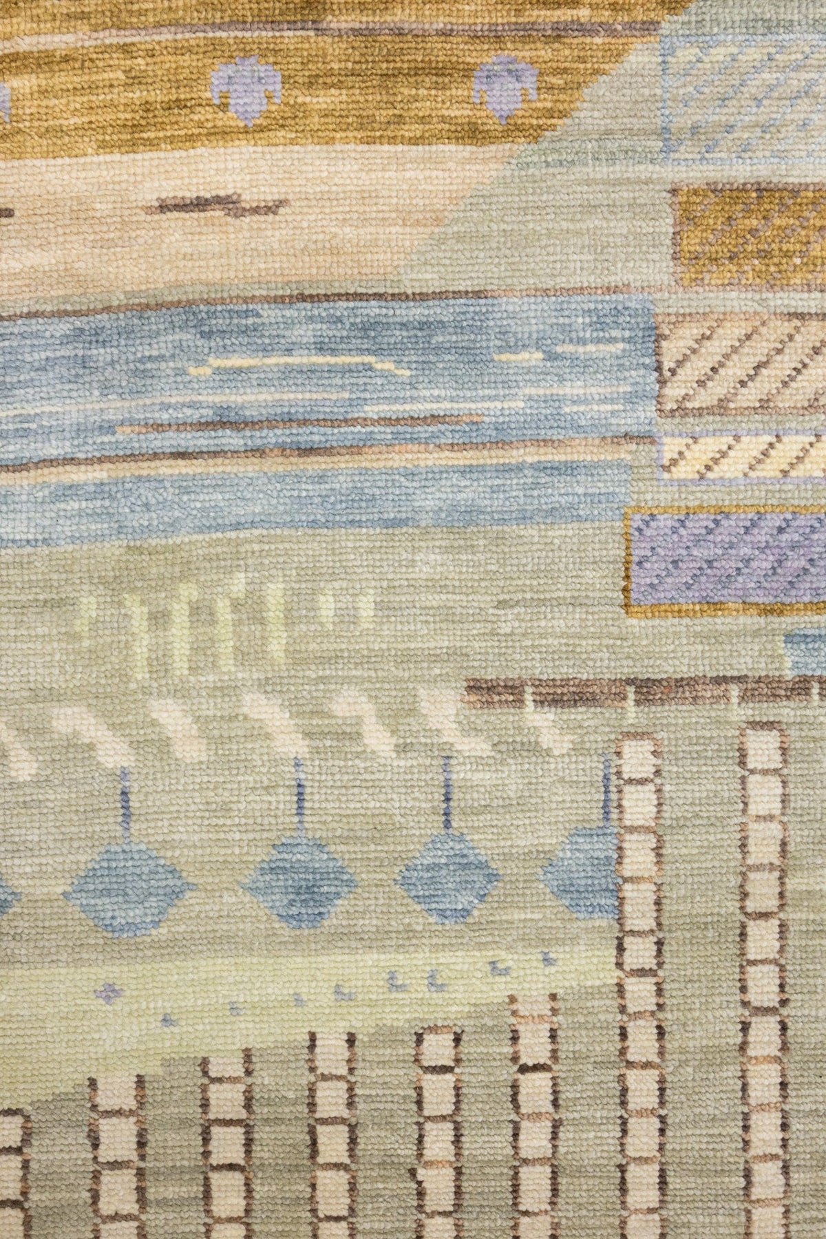 Collage Handwoven Transitional Rug, J88117
