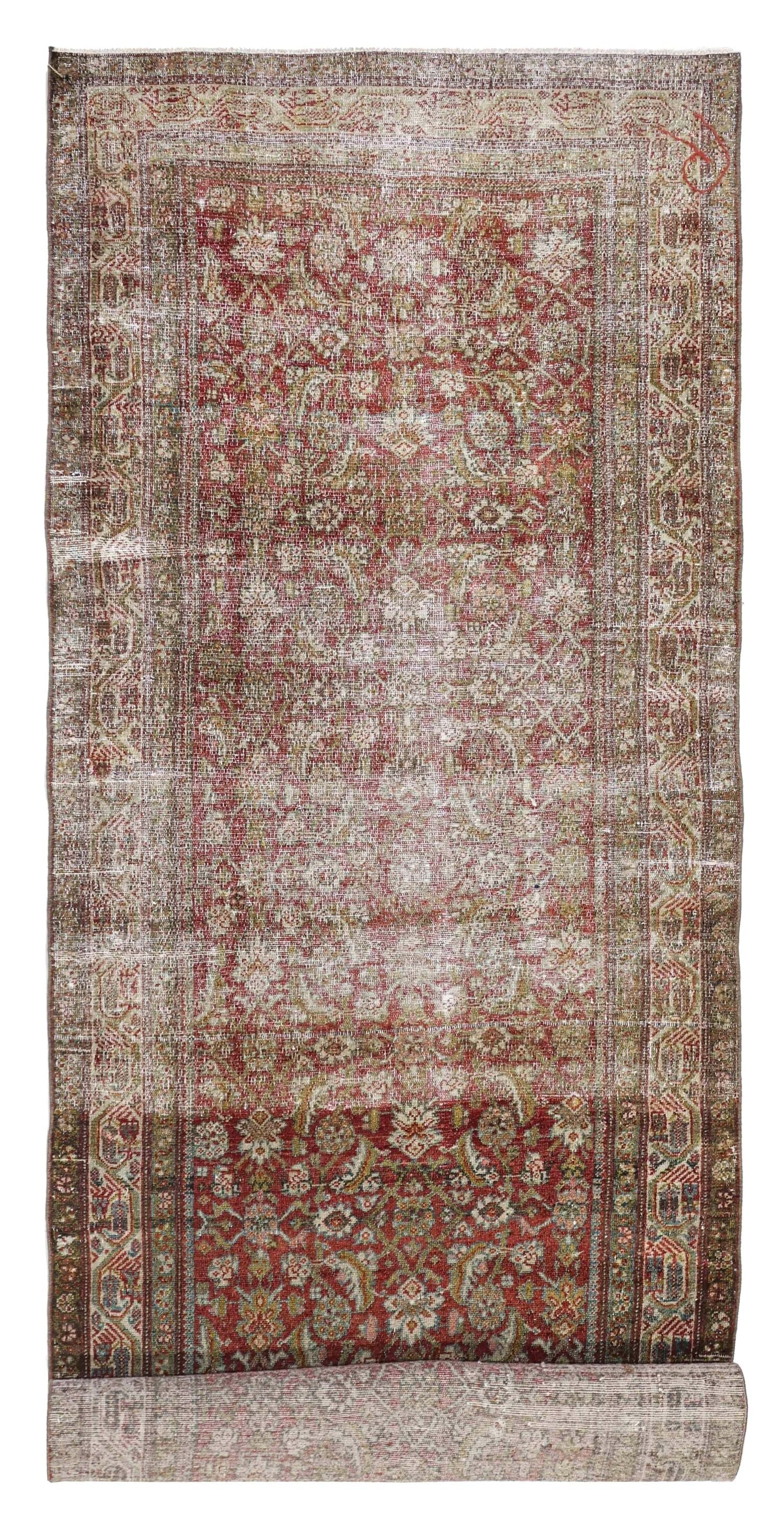 Vintage Engelis Handwoven Transitional Rug