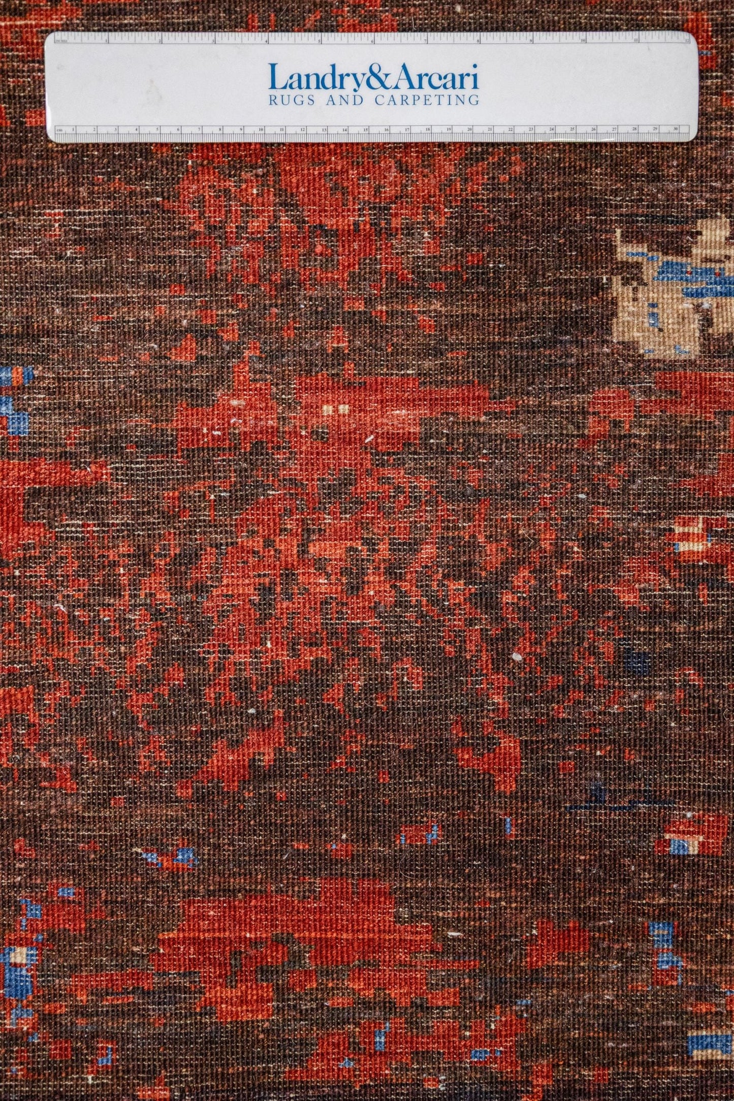 Erased Mamluk Handwoven Transitional Rug, J86193