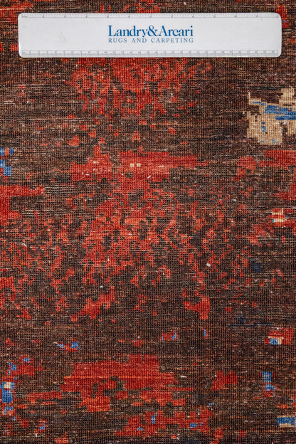 Erased Mamluk Handwoven Transitional Rug, J86193