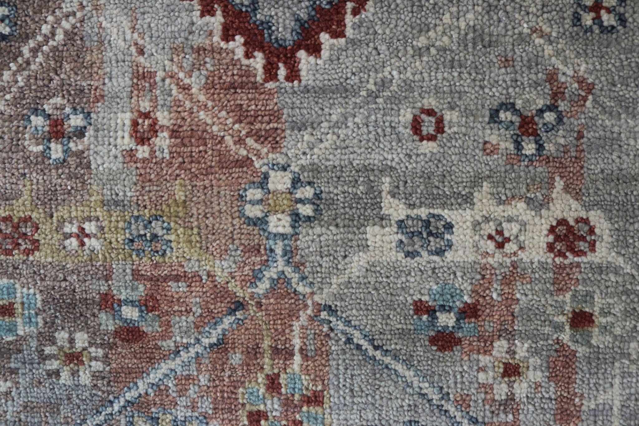 Erased Handwoven Transitional Rug, J71497