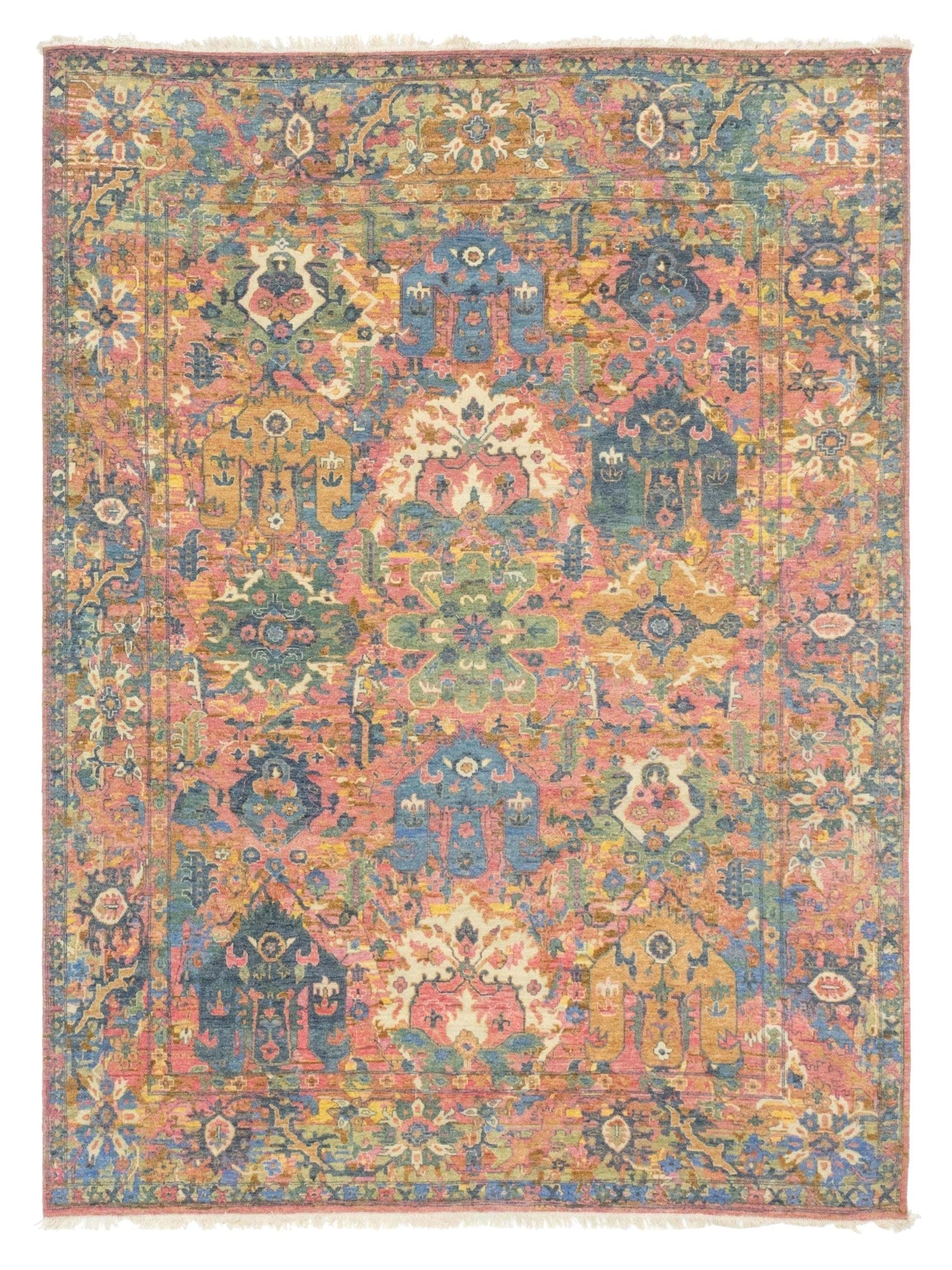 Textile Rugs Eraesd Erased Agra Handwoven Transitional Rug | Landry & Arcari – Landry ...